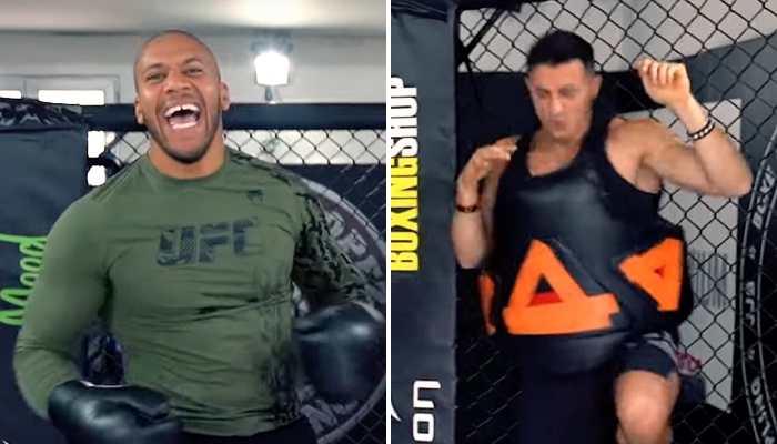 Le champion UFC français Ciryl Gane a frappé le YouTuber Tibo InShape dans sa dernière vidéo