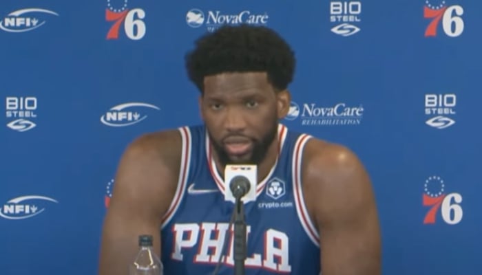 La star NBA des Philadelphia 76ers, Joel Embiid