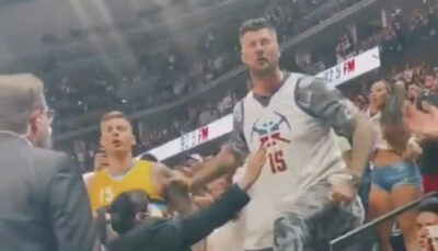NBA – La vidéo virale des dangereux frères Jokic au match cette nuit !