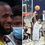 NBA – Bronny lâche un violent dunk en match officiel, LeBron réagit !