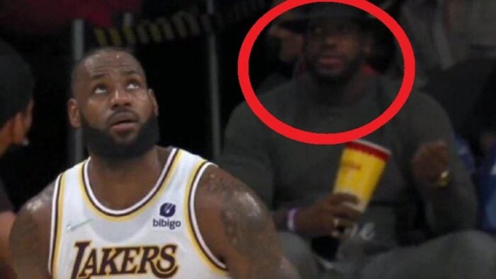 LeBron James et son sosie Patrick Christopher