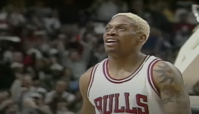 La légende NBA des Chicago Bulls, Dennis Rodman