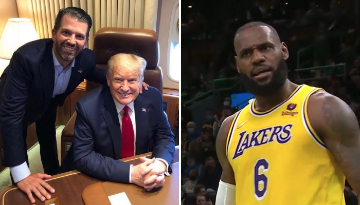 La superstar NBA des Los Angeles Lakers, LeBron James, a été attaqué par le fils de l'ancien Président des États-Unis, Donald Trump Jr.