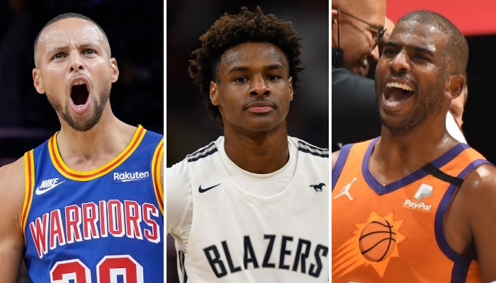 NBA Superstars Stephen Curry and Chris Paul reacted like many others to Bronny James' Crazy Dune compilation with the Sierra Canyon high school team