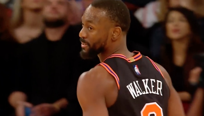 Le meneur star des New York Knicks, Kemba Walker, fait l'objet d'un plan choc suite à sa mise en retrait dans la rotation