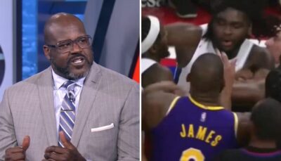 NBA – Shaq réagit cash à la bagarre de LeBron James !