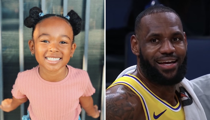 La fille de LeBron James, Zhuri, 7 ans, a répondu au dernier post Instagram de la superstar NBA des Los Angeles Lakers