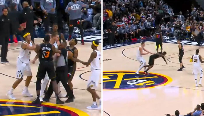 Carnage entre le Heat et les Nuggets, deux éjections, dont celle de Jokic !