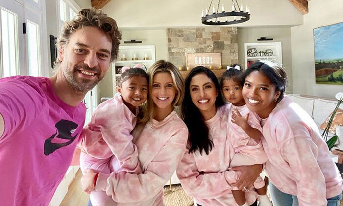 Pau Gasol, Vanessa Bryant et ses filles