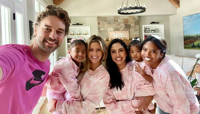 Pau Gasol, Vanessa Bryant et ses filles