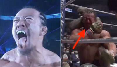 Au bord de l’asphyxie, Kita « le Désosseur » choque pour son 1er combat MMA ! (vidéo)