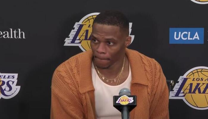 Russell Westbrook après le match