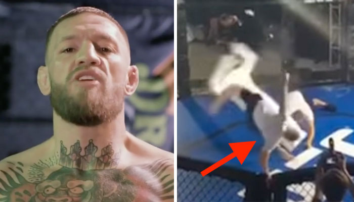 La rarissime 540 head kick de Conor McGregor