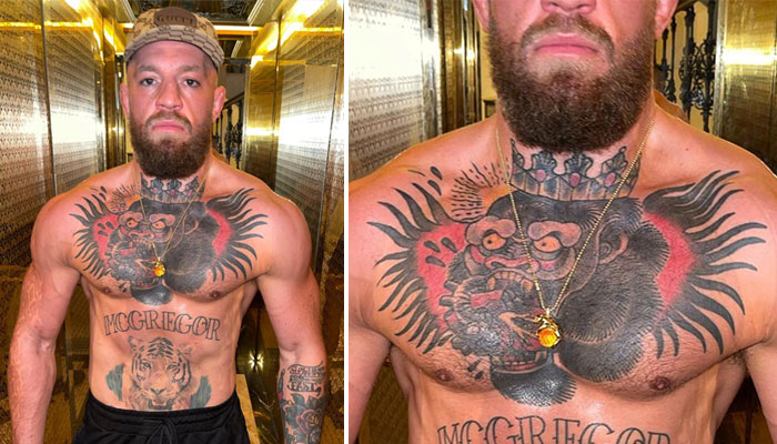 La signification du terrifiant gorille sur le torse de Conor McGregor