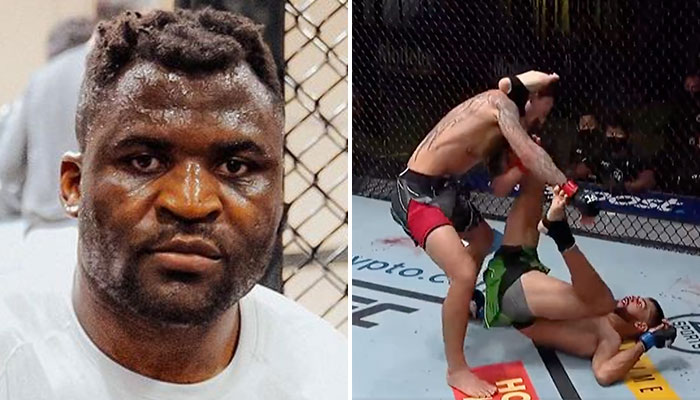 Francis Ngannou réagit à UFC Vegas 42 et Max Holloway