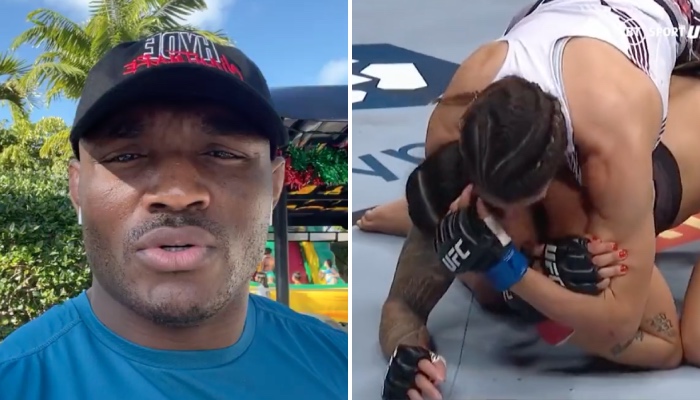 Kamaru Usman a réagi à la surprise de Julianna Pena lors de l'UFC 269