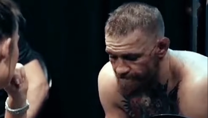 Conor McGregor triste après une défaite à l'UFC