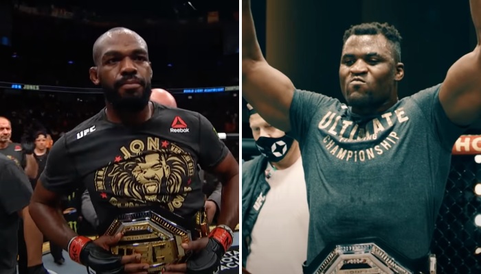 Jon Jones et Francis Ngannou