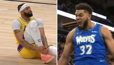 NBA – Anthony Davis salement humilié par Karl-Anthony Towns !