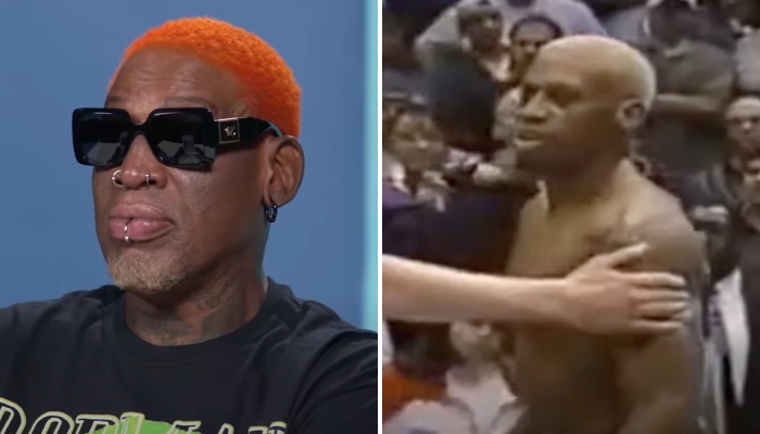 Dennis Rodman a déjà mis un coup de tête à un arbitre