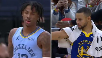 NBA – Le trash-talking salé de Steph Curry après avoir calmé Ja Morant !