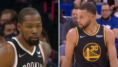 NBA – L’hommage de Kevin Durant à Steph Curry après sa dinguerie !