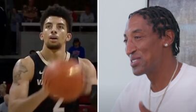 NCAA – Devant son père, Scotty Pippen Jr. cartonne et crée un exploit historique !