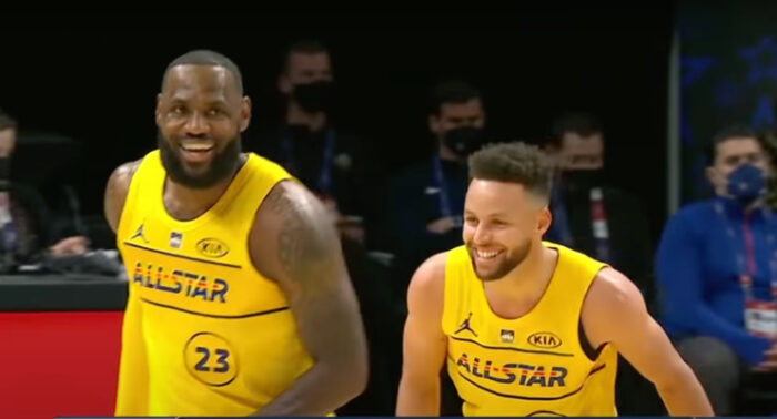 NBA LeBron et Curry se marrent