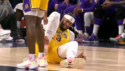 NBA – De retour, Anthony Davis se blesse encore et sort sur blessure… deux fois !