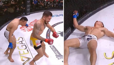 Bellator 272 – Énorme KO en « spinning back fist », le plus dingue de l’année ?!!