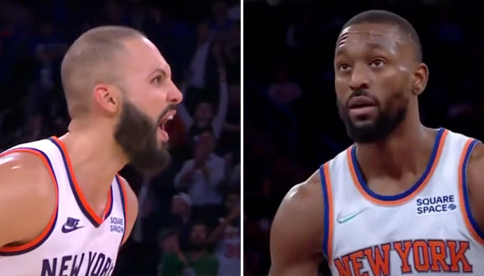 Les arrières NBA des New York Knicks, Evan Fournier et Kemba Walker