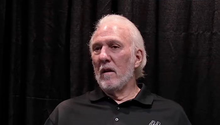 L'entraîneur NBA des San Antonio Spurs, Gregg Popovich