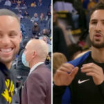 NBA – Steph Curry réagit à la séquence virale de Klay Thompson