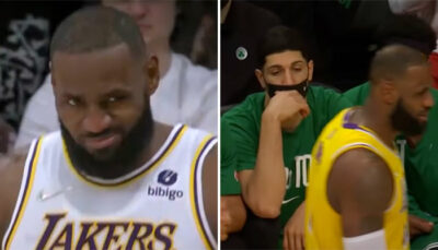 NBA – LeBron s’en prend au banc des Celtics… Enes Kanter Freedom moqué !