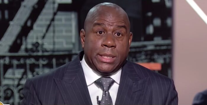 La légende NBA des Los Angeles Lakers, Magic Johnson