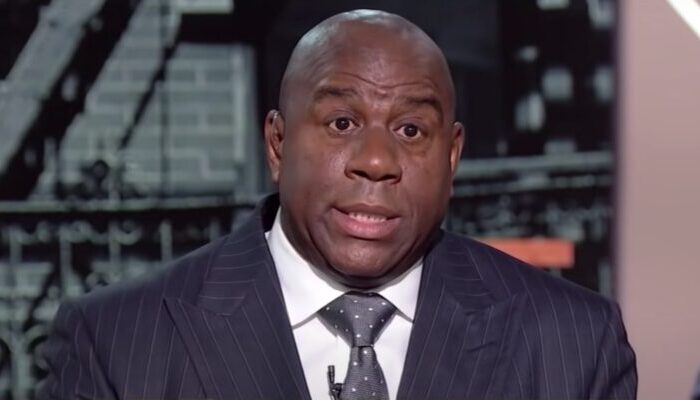 La légende NBA des Los Angeles Lakers, Magic Johnson