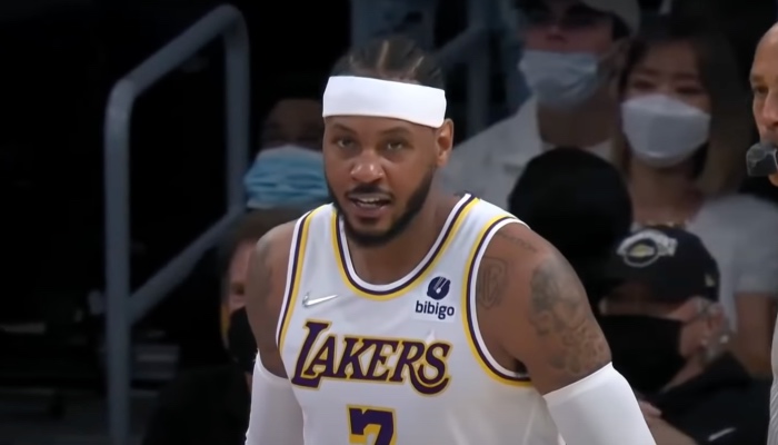 L'ailier NBA des Los Angeles Lakers, Carmelo Anthony