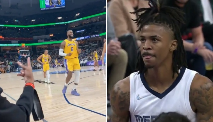 La jeune star des Memphis Grizzlies, Ja Morant, a réagi à la vidéo virale impliquant le leader des Los Angeles Lakers, LeBron James, et son père