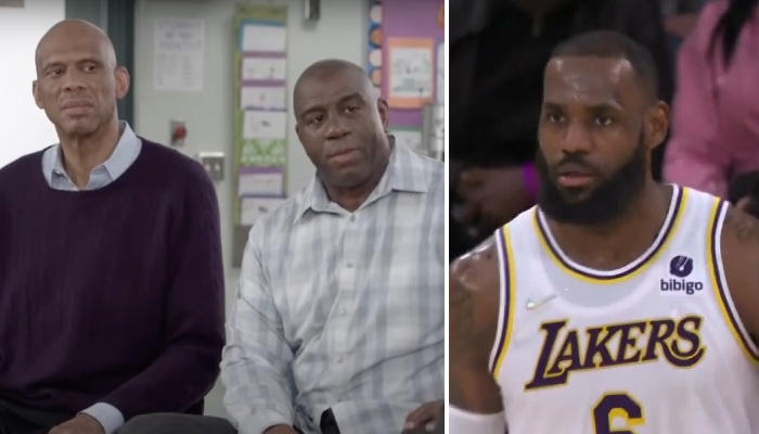 Les légendes NBA des Los Angeles Lakers, Kareem Abdul-Jabbar et Magic Johnson, se sont unies pour contredire LeBron James