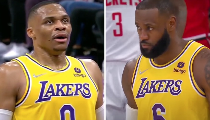 La superstar NBA des Los Angeles Lakers, Russell Westbrook, devrait se confronter à LeBron James selon un ancien pivot de la ligue