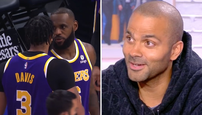 La légende française des San Antonio Spurs, Tony Parker, s'est exprimé sur le cas des Los Angeles Lakers, représentés ici par les superstars NBA Anthony Davis et LeBron James