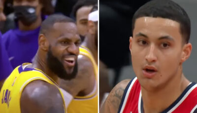 NBA – Kyle Kuzma provoque LeBron puis se foire, le King le trolle !