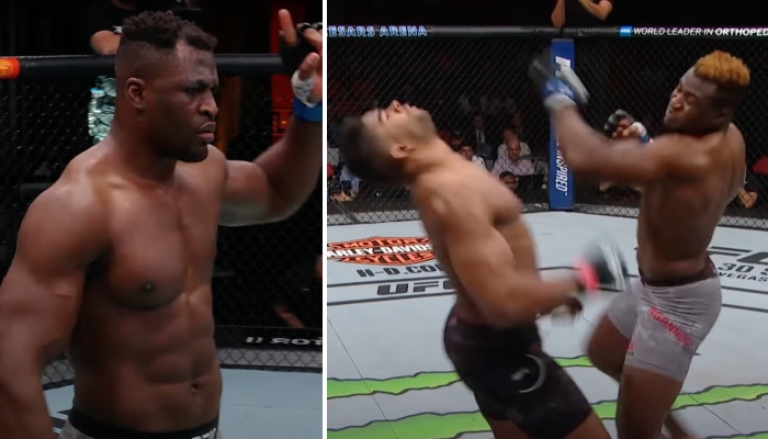 Francis Ngannou compte les KO's les plus impressionnas de l'histoire de l'uFC