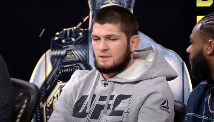 Khabib Nurmagomedov shook