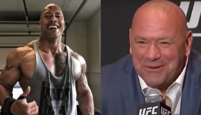 Dwayne The Rock Johnson et Dana White