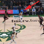 NBA – En mode mutant, Giannis traverse la moitié du terrain… en 2 dribbles !