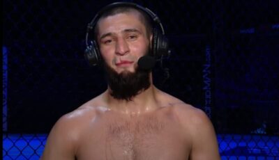 UFC – « Khamzat est arrivé avec sa femme, je voulais le fracasser. Mais on serait mort dans cet ascenseur »