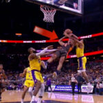 NBA – Chute archi-flippante lors de Magic vs Lakers, tête contre le sol !