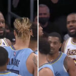 NBA – Le 5 des Lakers humilié dans la défaite, LeBron s’embrouille avec un adversaire !