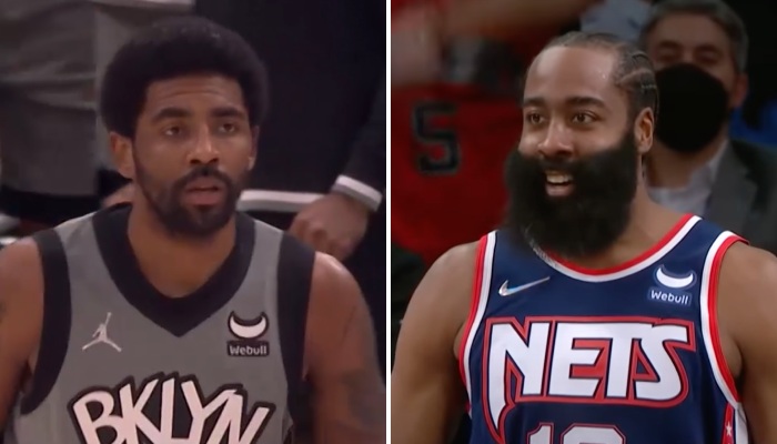 La superstar NBA des Brooklyn Nets, James Harden, a sorti une blague hilarante au sujet de son coéquipier, Kyrie Irving